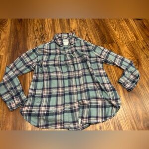 American Eagle Outfitters Multicolor Plaid Shirt
